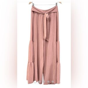 Women's Pink Wide-Leg Loungewear XL